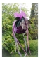 Preview: Fensterschmuck "Rattankugel" lila